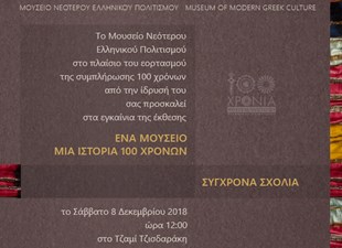 «Ένα Μουσείο – Μια Ιστορία 100 χρόνων – Σύγχρονα Σχόλια»